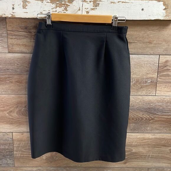 Kathi Lee Collection Ladies Pencil Skirt Size 12 Black Above Knee Vintage - Picture 1 of 5
